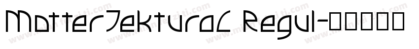 MotterTekturaC Regul字体转换